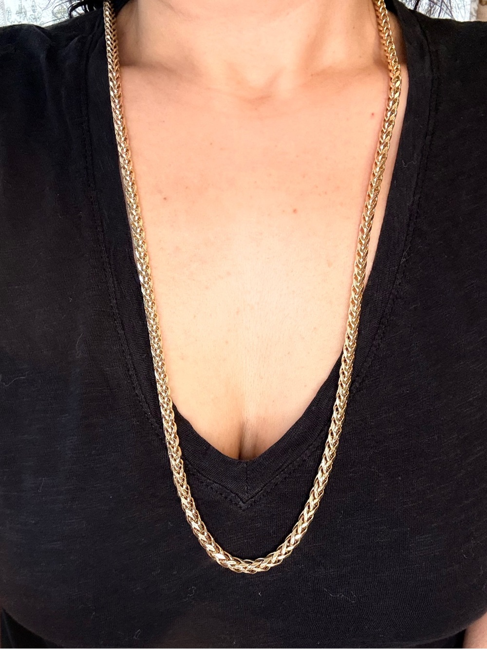 Classic Gold Rope Chain Necklace - Women Jewelry